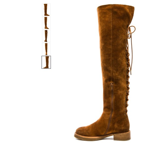 Jeffrey Campbell x REVOLVE Bireli Boot in Tan Suede | REVOLVE - Picture 1 of 6